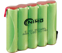 Pack de baterías 6V/900mAh NI-MH