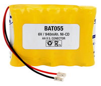 Pack de baterías 6V/940mAh Ni-Cd.