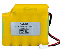 Pack de baterías 7,2V/2500mAh NI-MH.