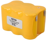 Pack de baterías tipo Flasco 7,2V/4000mAh Ni-Cd