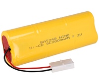 Pack de baterías tipo Racing 7,2V/2000mAh Ni-Cd