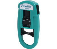 Pelacables coaxiales en un sólo paso por rotación
