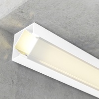 Perfil de aluminio Kopep Lacado Blanco - 2 metros  Blanco