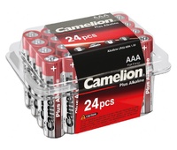 Pila Alcalina Camelion LR03, AAA, caja plástico de 24 unds.