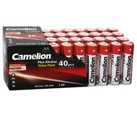 Pila Alcalina Camelion LR6, AA, Pack Retráctil 40unds.