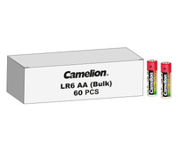 Pilas alcalinas LR6/AA, caja de 60 unidades
