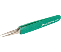 Pinzas de precision de puntas rectas antiestáticas