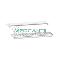 Placa Pasacable 8 Modulos Mini Pragma SCHNEIDER ELECTRIC