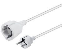 Prolongador de red Schuko macho CEE 7/7 a hembra CEE 7/4