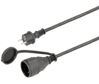 Prolongador red para exterior IP44 Schuko M/H HO7RN-F