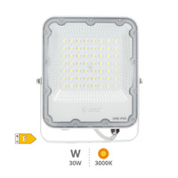 Proyector aluminio LED 50W 3000K IP65 Blanco