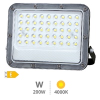 Proyector aluminio LED Belinta 200W 4000K IP65 Negro