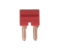 Puente para conector de palanca carril DIN, 4,0mm2 2vías