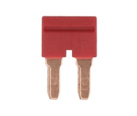 Puente para conector de palanca carril DIN, 6,0mm2 2 vías
