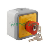 Pulsador 1 Contacto NA/NC Con Bolqueo Plexo LEGRAND