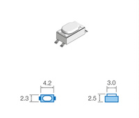 Pulsador de tacto SMD