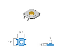 Pulsador de tacto SMD