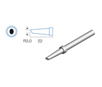 Punta biselada para soldador HRV7539 de 3,0mm
