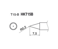 Punta cónica T15B para soldador FM2028
