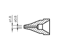 Punta para de-soldador HKFR301, FR4101
