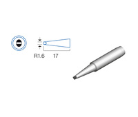 Punta plana para soldador de 1,6mm