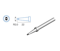 Punta plana para soldador de de 2,0mm