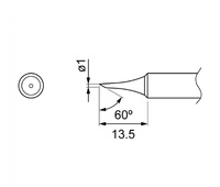 Punta serie T18 para soldador Hakko HKFX8801