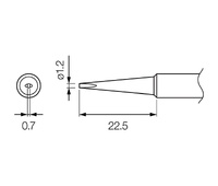 Punta serie T18 para soldador Hakko HKFX8801
