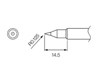 Punta serie T18 para soldador Hakko HKFX8801
