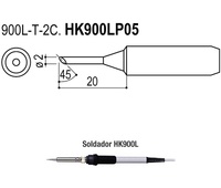 Puntas tipo L/ESD. Soldadores HK900l/908/908ESD/HK952L