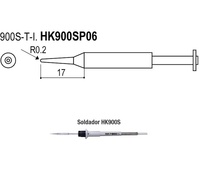 Puntas tipo S/ESD. Soldadores HK900S/HK900SESD