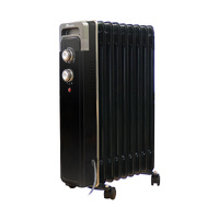 Radiador eléctrico Mimotec de Aceite 2000W  Negro