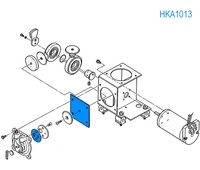 Set de membranas para bomba de vacío HK701, HK474