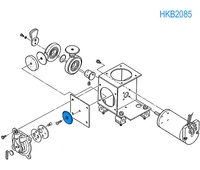 Soporte membrana bomba para HK701/474.