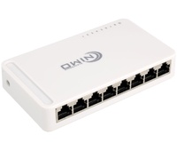Switch Gigabit 100/1000Mb de 8 puertos RJ45 Plug and Play