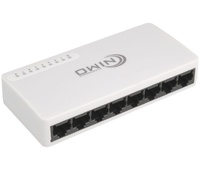 Switch de sobremesa 10/100Mb de 8 puertos RJ45 Plug and Play