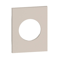 Tapa frontal para base de corriente schuko 2P+T 3 módulos sand Living Now Bticino