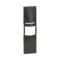 Tapa frontal para ecodetector 1 módulo dark Living Now Bticino