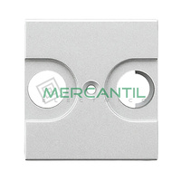 Tapa para Base de Television TV/R-SAT Valena Next LEGRAND - Color Aluminio
