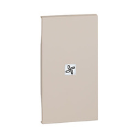 Tecla para mecanismos de ventilación 2 módulos sand Living Now Bticino