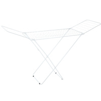 Tendedero plegable Chande 2 alas de acero pintado 180x50x90cm