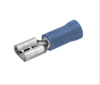 Terminal Fastón hembra 4,8mm pre-aislado azul