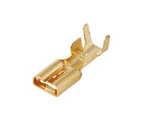 Terminal fastón hembra 6,3mm desnudo