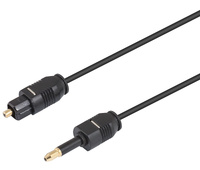 Toslink macho a Mini Toslink 3.5mm macho