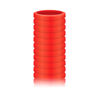 Tubo doble pared decaplast 125mm rojo 50 metros