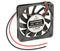 Ventilador 12Vcc 60X60X10mm, Rodamiento