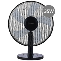 Ventilador sobremesa Macomia Ø31cm 35W Negro