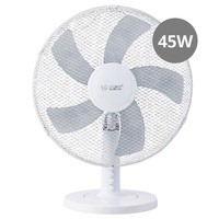 Ventilador sobremesa Macomia Ø41cm 45W Blanco