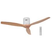 Ventilador techo Mucari con mando Ø132 3 aspas DC Blanco
