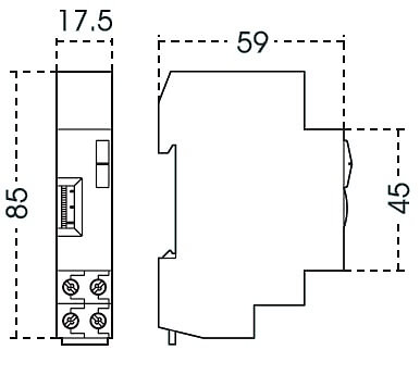 Esquema eléctrico esquema minutero escalera para 3 hilos ORBIS T-20